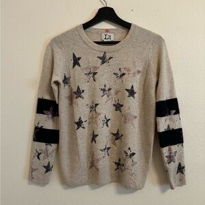 L+t 100% Cashmere Sweater Star